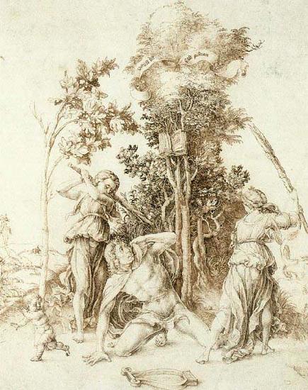 Albrecht Durer Death of Orpheus oil painting image